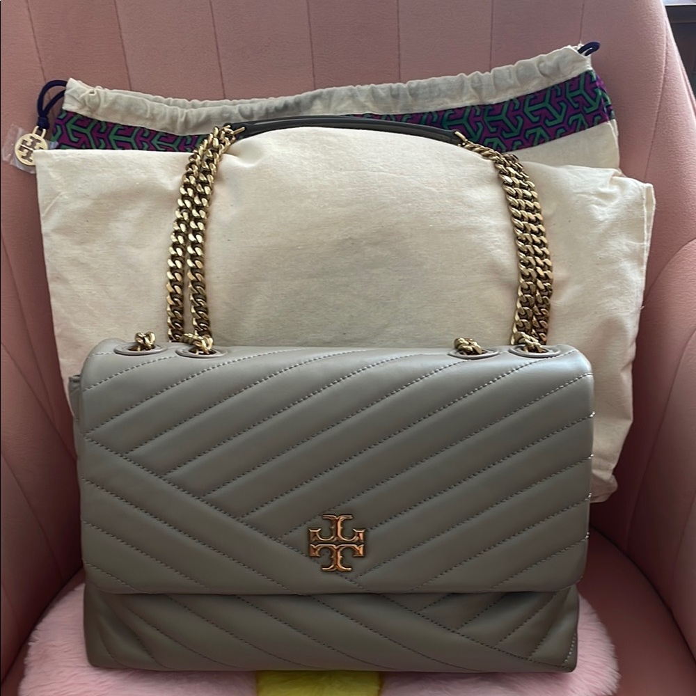 Tory Burch Kira Chervon Shoulder Bag with convertible straps BNWT